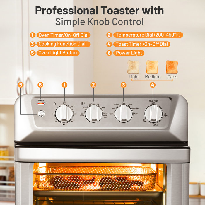 Costway Air Fryer Convection Toaster Oven & Reviews Wayfair